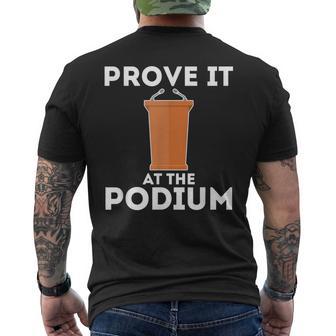 Debate Andpeech Team Regalo Camiseta Hombre Estampado Espalda - Regaloses