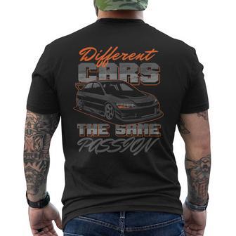 Diferentes Coches Amantes Del Coche Coche Automóvil Corredores Automotrices Regalo Camiseta Hombre Estampado Espalda - Regaloses