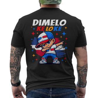 Dimelo Ke Lo Ke Dominican Republic Flag For Boys Kids Men's T-shirt Back Print - Thegiftio UK