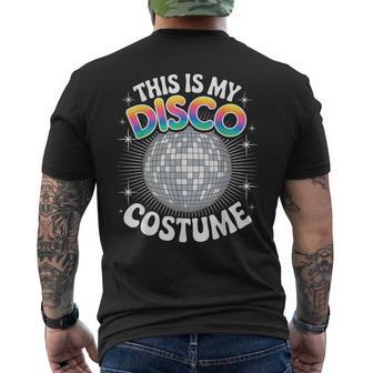 This Is My Disco Costume Adult Kids Disco Party Men's T-shirt Back Print | Seseable UK