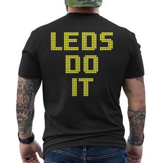 Diseño De Luces Led Para Los Amantes De Los Led Camiseta Hombre Estampado Espalda - Regaloses