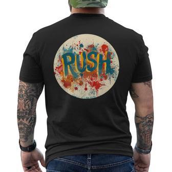 Disfraz De Emblema Cool Rush Camiseta Hombre Estampado Espalda - Regaloses