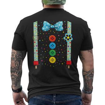 Disfraz De Payaso De Carnaval Disfraz De Payaso Carnaval Camiseta Hombre Estampado Espalda - Regaloses