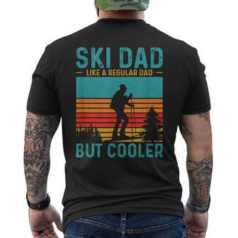 Divertido Esquí Papá Esquí Aventura Deportes De Invierno Amantes Hombres Camiseta Hombre Estampado Espalda - Regaloses
