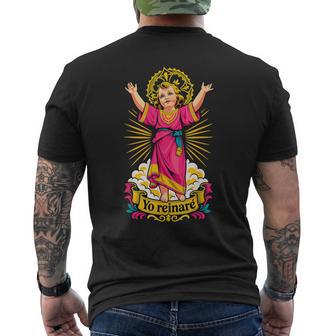 Divino Nino Jesus Catholic Men's T-shirt Back Print - Thegiftio UK