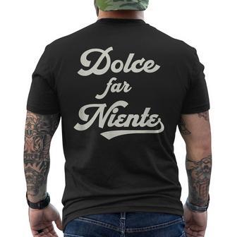 Dolce Far Niente Italia T-shirt da uomo con stampa posteriore - Novitaregali