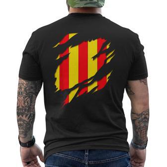 Drapeau Comté De Foix Blason Déchiré À Effet 3D France T-shirt imprimé au dos - Cadeauxyz