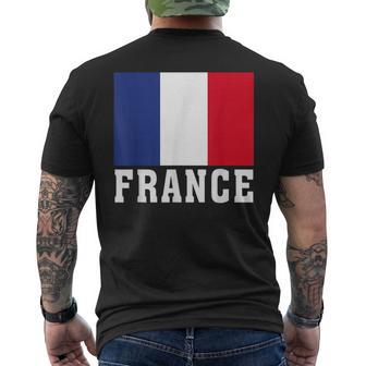 Drapeau De Franceouvenir Patriotique Racines Nationales T-shirt imprimé au dos - Cadeauxyz