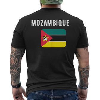 Drapeau Du Mozambique Carte Du Pays Drapeau Du Mozambique T-shirt imprimé au dos - Cadeauxyz