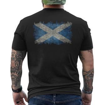 Drapeau Écossais De L'écosse –Tyle Grungy T-shirt imprimé au dos - Cadeauxyz