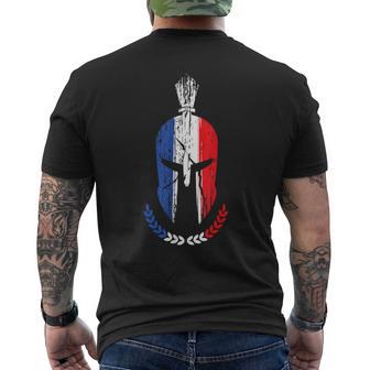 Drapeau Français France Ancienne Guerrierpartiateoldat T-shirt imprimé au dos - Cadeauxyz