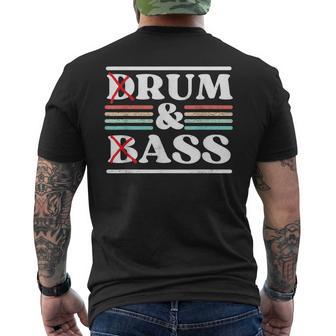 Drum & Bass Rum & Ass Retrointageibes Team Camiseta Hombre Estampado Espalda - Regaloses