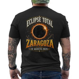 Eclipse Total Zaragoza 12 Agosto 2026 España Camiseta Hombre Estampado Espalda - Regaloses