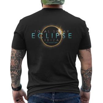 Eclipseolar Total 12 De Agosto De 2026 – Ibiza – Totalidad Camiseta Hombre Estampado Espalda - Regaloses
