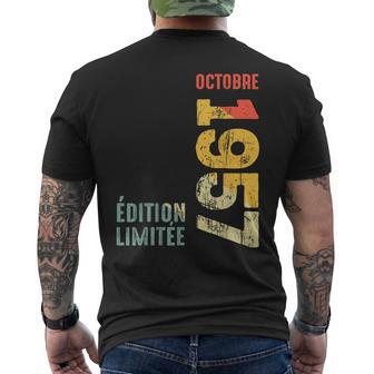 Édition Limitée Octobre 1957 Année 1957 Rétro 1957Intage T-shirt imprimé au dos - Cadeauxyz