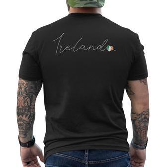 Eire Amour Drapeau Irlandais Et Coeurur L'irlande T-shirt imprimé au dos - Cadeauxyz