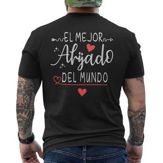 El Mejor Ahijado Del Mundo Regalo Para Día Del Padre Camiseta Hombre Estampado Espalda - Regaloses