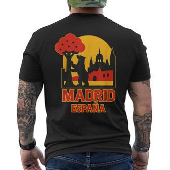 El Oso Y El Madroñoímbolo Madrid Ciudad Horizonte Camiseta Hombre Estampado Espalda - Regaloses