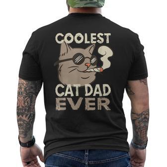 El Padre Gato Más Guay De Todos Los Tiempos Día Del Padre Camiseta Hombre Estampado Espalda - Regaloses