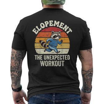 Elopement The Unexpected Workout Men's T-shirt Back Print - Thegiftio UK