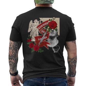 Enemigos A Amantes Camiseta Hombre Estampado Espalda - Regaloses