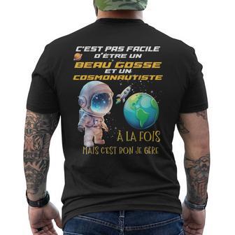 Enfant Beau Gosse Cosmonaute Et Autiste T-shirt imprimé au dos - Cadeauxyz