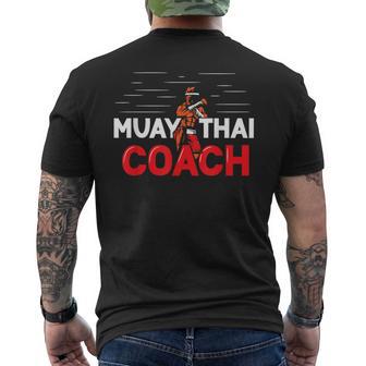 Entrenador De Muay Thai Boxeo Cazas Artes Marciales Hobby Camiseta Hombre Estampado Espalda - Regaloses