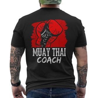 Entrenador De Muay Thai Cazas Boxeo Artes Marciales Hobby Camiseta Hombre Estampado Espalda - Regaloses