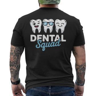 Equipo Dentalquad Equipo Dentista Higienista Tripulación Camiseta Hombre Estampado Espalda - Regaloses