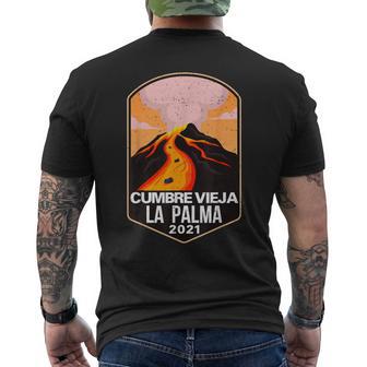 Erupción Delolcán La Palma Islas Canarias Cumbreieja Camiseta Hombre Estampado Espalda - Regaloses