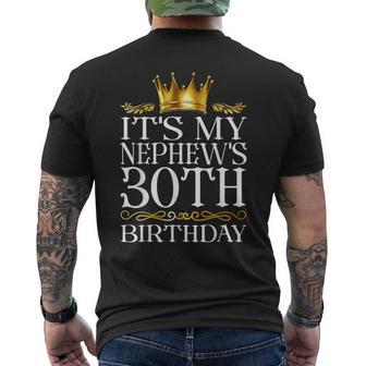 Es Ist Der 30 Geburtstag Meines Neffen Herzlichen Glückwunsch Zum Geburtstag 30 Jahre Alt T-Shirt mit Rückendruck - Geschenkecke