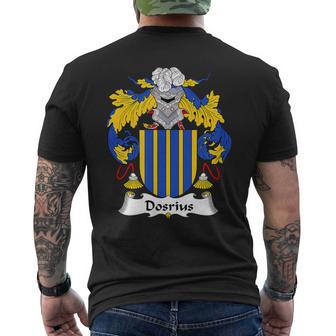 Escudo De Armas Dosrius Escudo De La Familia Camiseta Hombre Estampado Espalda - Regaloses