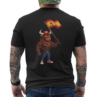 Espana Spain Flag Spanish Flag Spanish Pride Men's T-shirt Back Print - Thegiftio UK