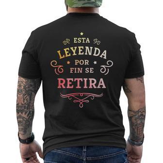Esta Leyenda Por Fine Retira Divertido Diseño Jubilación Camiseta Hombre Estampado Espalda - Regaloses