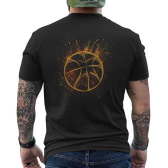 Estampado De Baloncesto Camiseta Hombre Estampado Espalda - Regaloses