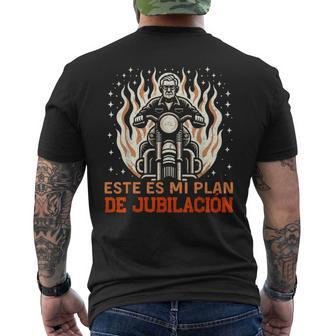 Este Es Mi Plan De Jubilación Motero Moto Jubilado Regalo Camiseta Hombre Estampado Espalda - Regaloses