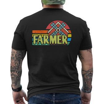 Estilo Retro Granjero Con Orgullo Rural Molino Camiseta Hombre Estampado Espalda - Regaloses
