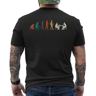 Évolution Jeu Deociété Retro Cadeau Échecs T-shirt imprimé au dos - Cadeauxyz