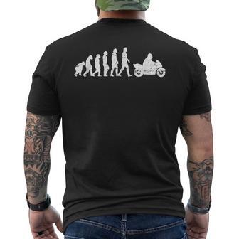 Evolution Moto Motociclista Idea Regalo Divertente T-shirt da uomo con stampa posteriore - Novitaregali