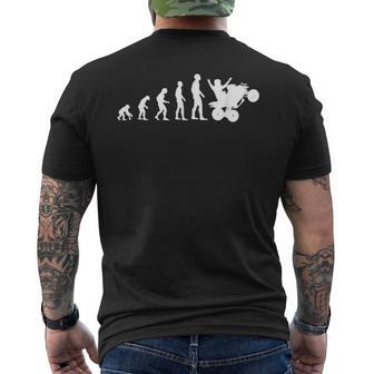 Evolution Quad Humour Quad Homme Drole T-shirt imprimé au dos - Cadeauxyz
