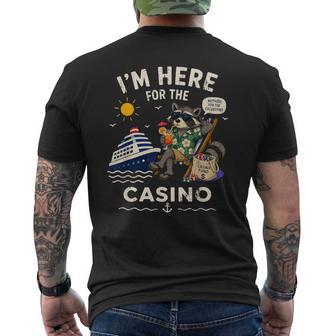 Family Cruise 2026 Cruising Friends Couples Casino Men's T-shirt Back Print | Seseable UK