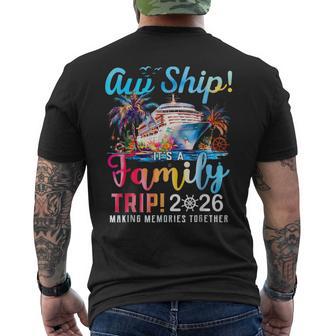 Family Cruise 2026 Making Memories Together Matching Group Men's T-shirt Back Print - Thegiftio UK