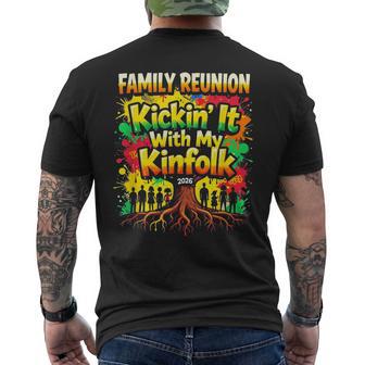 Family Reunion Kickin’ It With My Kinfolk 2026 Men's T-shirt Back Print - Monsterry