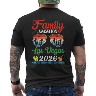 Family Vacation Las Vegas 2026 Making Memories Together Trip Men's T-shirt Back Print - Thegiftio UK