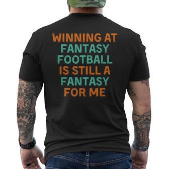 Fantasy Football Loser Camiseta Hombre Estampado Espalda - Regaloses