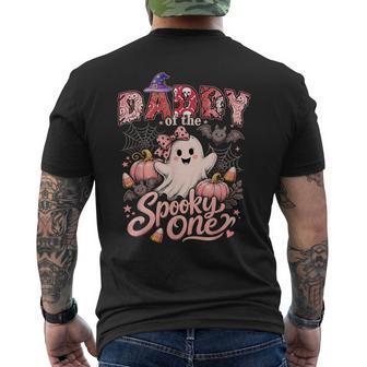 Father Daddy Of The Spooky One 1St Boo Day Men's T-shirt Back Print - Thegiftio UK