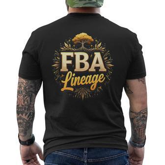 Fba Lineage 1 Men's T-shirt Back Print - Thegiftio UK