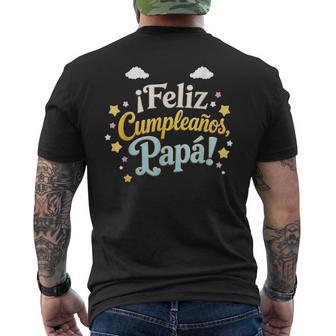 Feliz Cumpleaños Papá Camiseta Hombre Estampado Espalda - Regaloses