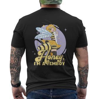 Femboy Anime Honey I'm A Femboy T-shirt da uomo con stampa posteriore - Novitaregali