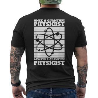 Físicoiempre Estudiante Profesor Ciencia Física Camiseta Hombre Estampado Espalda - Regaloses